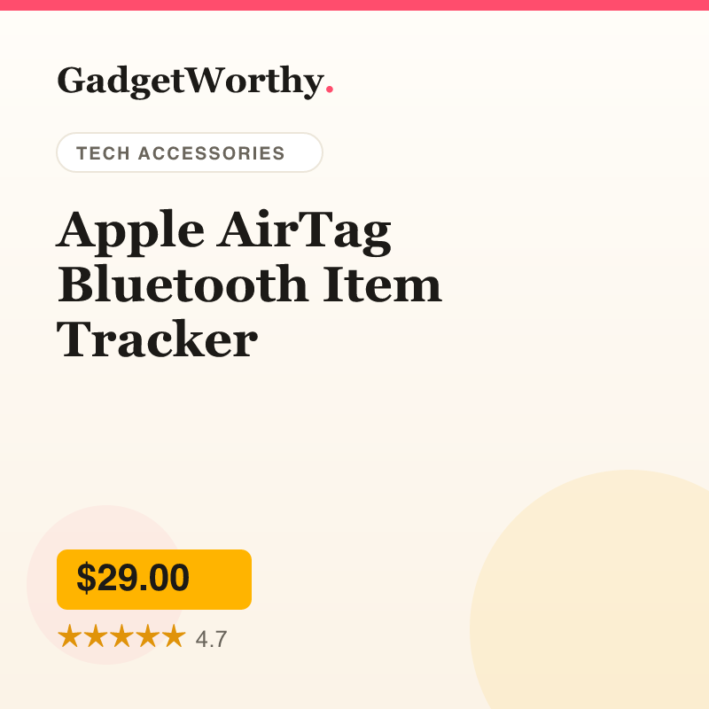 Apple AirTag Bluetooth Item Tracker