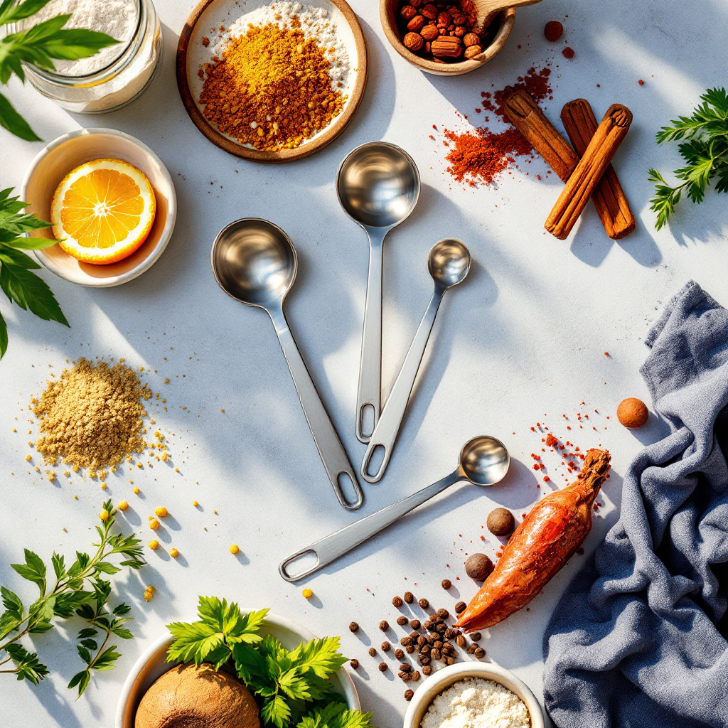 Stainless Steel Magnetic Measuring Spoons Set