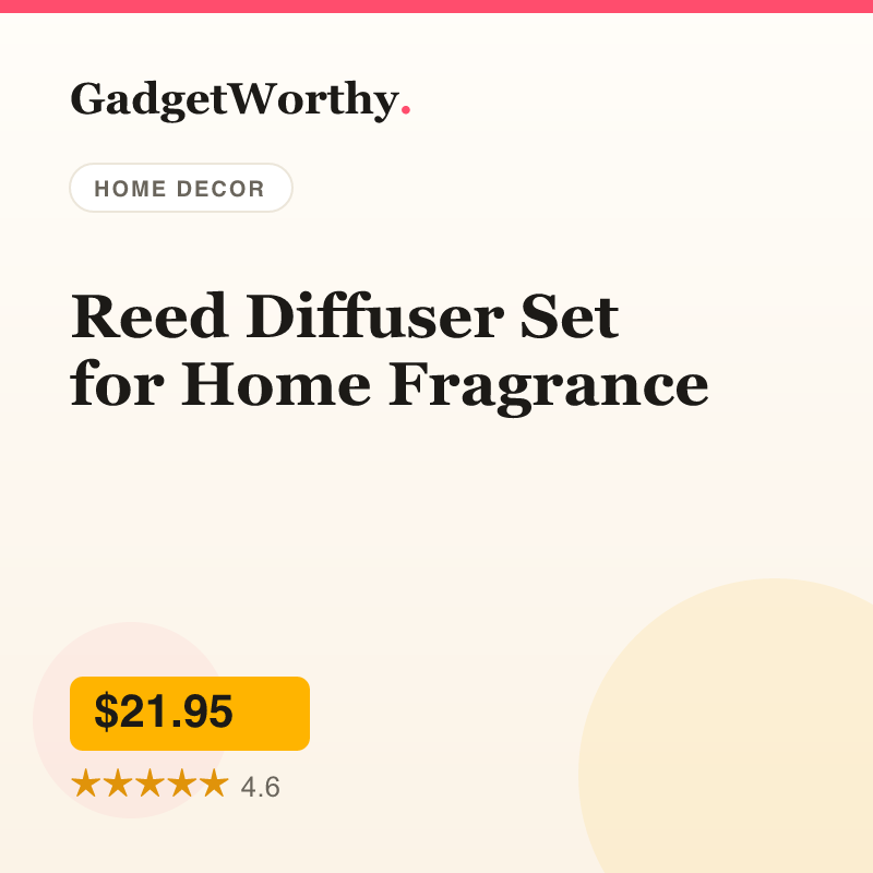 Reed Diffuser Set for Home Fragrance
